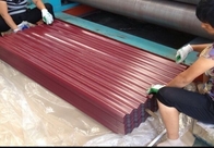 CGLCC χρωμάτισε προ το ζαρωμένο EN 10169 DX51D AZ επιτροπών υλικού κατασκευής σκεπής χάλυβα υλικού κατασκευής σκεπής γαλβανισμένο φύλλο