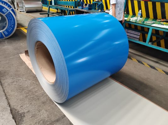 Αγορά Pre Painted Steel Coil with Back Coating Thickness 5-7μm and Top Coating Thickness 10-25μm for Building and Infrastructure online manufacture