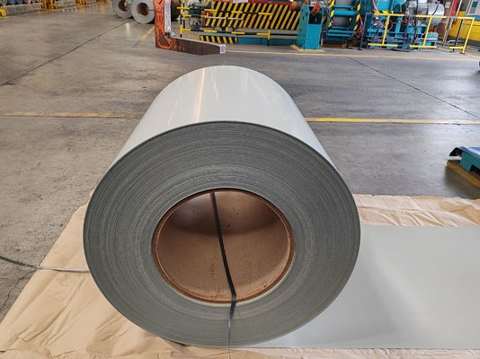 Αγορά Pre Painted Steel Coil with 5-7μm Back Coating Thickness 508/610mm Coil ID and 3-8MT Coil Weight for Construction and Manufacturing online manufacture