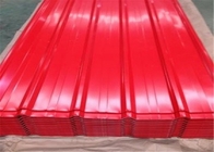 Χρώμα φύλλων υλικού κατασκευής σκεπής Jis G3322 CGLCC 0.18mm προ χρωματισμένο ζαρωμένο που ντύνεται