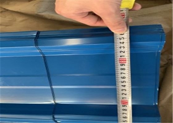 Αγορά 76mm 17mm προ χρωματισμένες ζαρωμένες επιτροπές τοίχων μετάλλων υλικού κατασκευής σκεπής ζαρωμένες φύλλο online manufacture