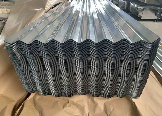 Αγορά 0.14mm-1.5mm κανονικό Spangle Ζυγισμένο κυματοειδές χάλυβα οροφή και τοίχους online manufacture